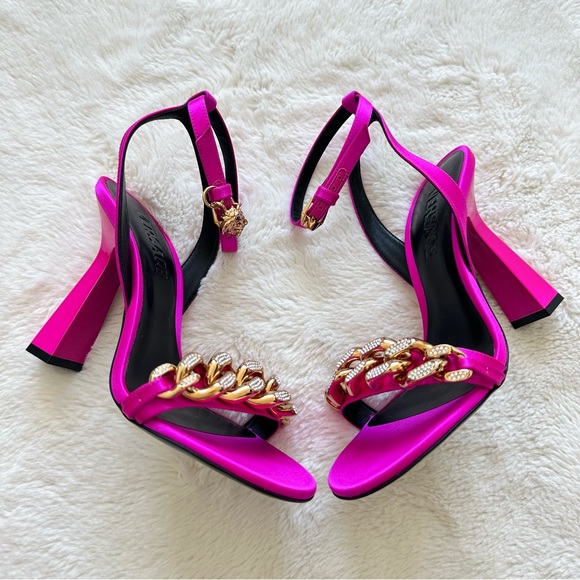 Versace Shoes - NEW!!! Versace women high heels shoes size 37.5 Authentic Retail 1250$